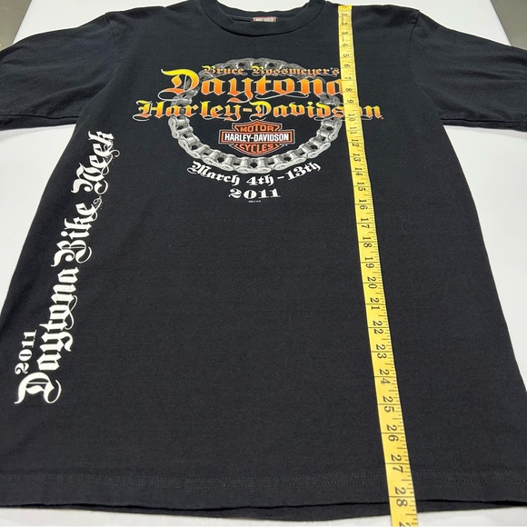 Vtg Harley Davidson Mens Y2K T Shirt‎ Size M Daytona Beach Bike Week Biker USA - Picture 8 of 9